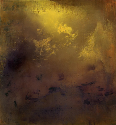 Картина под названием "Night Pilgrim" - Yari Ostovany, Подлинное произведение искусства, Масло