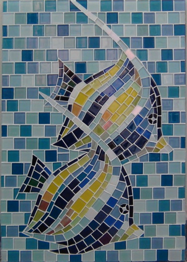 Artisanat intitulée "Морские рыбки - mos…" par Svetlana Lepkova, Œuvre d'art originale, Décoration de maison