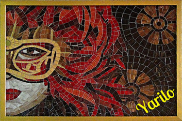 "Рубин - mosaic" başlıklı Artcraft Svetlana Lepkova tarafından, Orijinal sanat, Ev dekoru