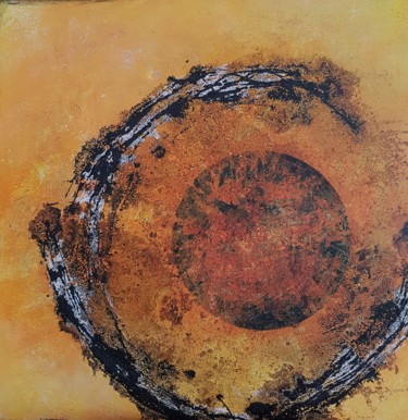 Peinture intitulée "Soleil caché" par Yarka Gumy, Œuvre d'art originale