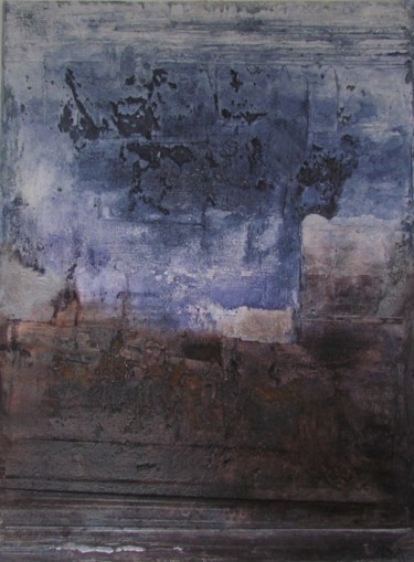 Painting titled "Terre et Ciel" by Yarka Gumy, Original Artwork, Ink