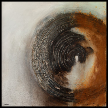 Pintura intitulada "cercle fermé 70x70c…" por Yarka Gumy, Obras de arte originais