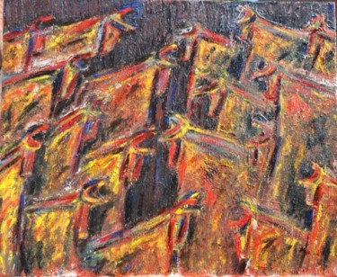 Painting titled ""En Dos-2"" by Margarita Yarmats, Original Artwork