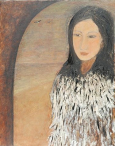 Peinture intitulée ""La Gaviota"" par Margarita Yarmats, Œuvre d'art originale, Huile