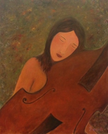Painting titled "El Soñar" by Margarita Yarmats, Original Artwork