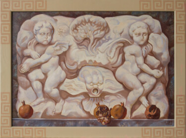 Pintura titulada "Still life about li…" por Yaroslav Kurbanov, Obra de arte original, Oleo Montado en Bastidor de camilla de…