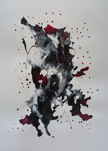 Malarstwo zatytułowany „Abstract #0121” autorstwa Yaroslav Teslenko, Oryginalna praca, Akryl