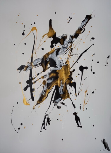 Картина под названием "Abstract 0134" - Yaroslav Teslenko, Подлинное произведение искусства, Акрил