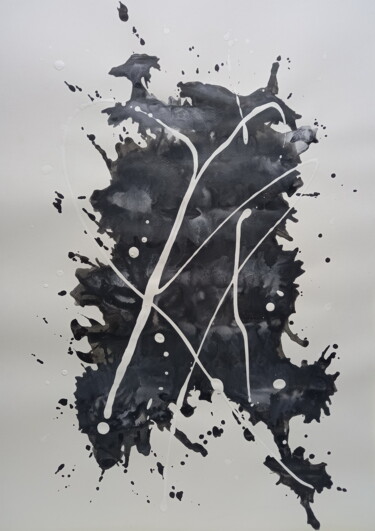 Картина под названием "Abstract #0138" - Yaroslav Teslenko, Подлинное произведение искусства, Акрил