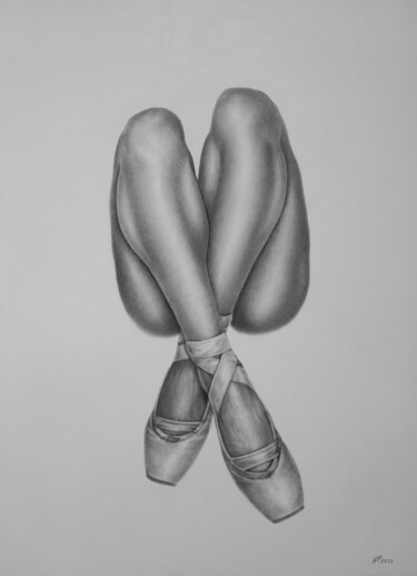 Картина под названием "Ballerina 052" - Yaroslav Teslenko, Подлинное произведение искусства, Масло