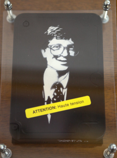 Peinture intitulée "Bill Gates" par Yarps, Œuvre d'art originale