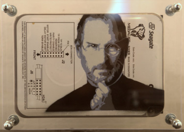 Arts numériques intitulée "Steve Jobs" par Yarps, Œuvre d'art originale