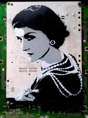 Arts numériques intitulée "Coco Chanel" par Yarps, Œuvre d'art originale