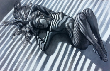Картина под названием "Game of shadows" - Yaseneva Svetlana, Подлинное произведение искусства, Масло