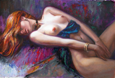 Painting titled "Aspiration" by Yaseneva Svetlana, Original Artwork, Oil