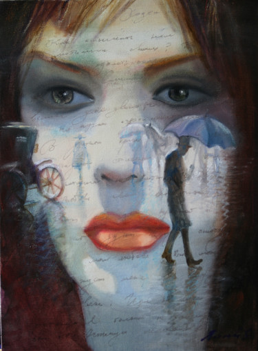 Schilderij getiteld "We never met" door Yaseneva Svetlana, Origineel Kunstwerk, Olie