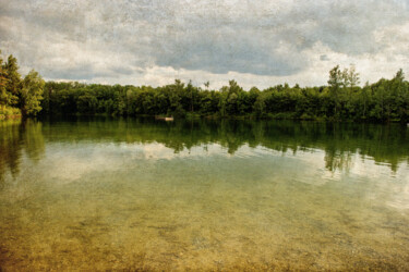 摄影 标题为“Lake time” 由Yasmina Baggili, 原创艺术品, 数码摄影