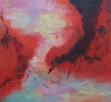 Schilderij getiteld "INCANDESCENCE" door Dyasmines, Origineel Kunstwerk