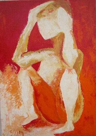 Peinture intitulée "LORENE" par Yasmine Bloch, Œuvre d'art originale, Huile