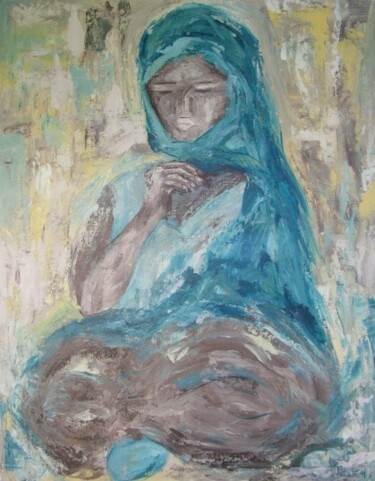Peinture intitulée "TARA" par Yasmine Bloch, Œuvre d'art originale, Huile