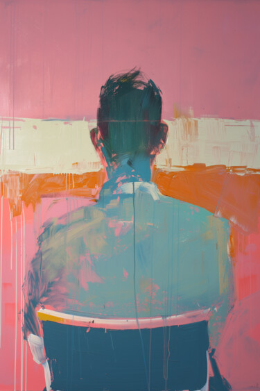 Картина под названием "Shades of Pink" - Yass, Подлинное произведение искусства, Акрил