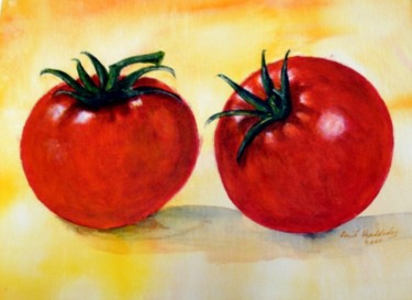 Peinture intitulée "Tomates de toudja" par Art-Is, Œuvre d'art originale