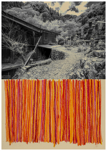 Photography titled "Lost Village_27" by Yasuo Kiyonaga, Original Artwork, Digital Photography Mounted on Wood Stretcher frame