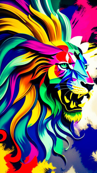 Digital Arts titled "Roar" by Yavir, Original Artwork, 2D Digital Work