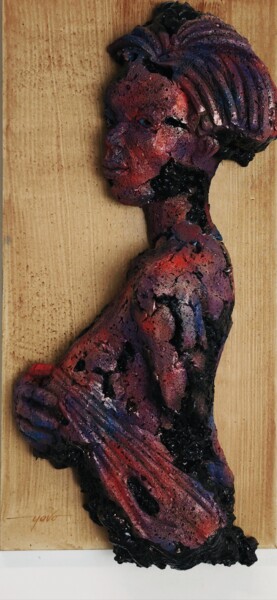 Sculpture titled "DETOUR" by Yavo, Original Artwork, Acrylic