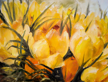 Картина под названием "Солнечный шафран" - Yavorivskiy Alexander, Подлинное произведение искусства, Масло