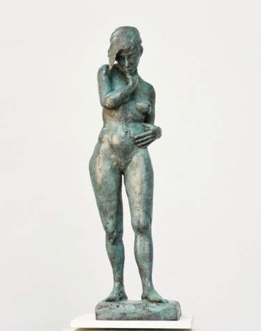 Sculpture titled "Amandine bronze" by Ybah, Original Artwork, Bronze