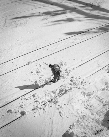 Fotografie getiteld "Snowed In" door Yc Captures, Origineel Kunstwerk, Film fotografie