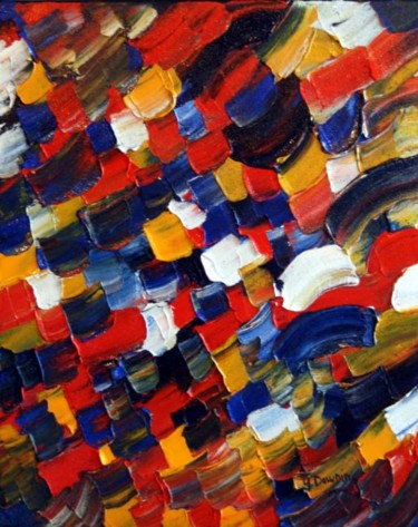 Peinture intitulée "Intemporel" par Yves Downing, Œuvre d'art originale, Acrylique