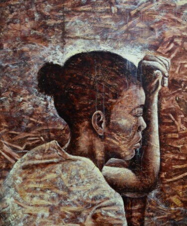 Pintura intitulada "Bika Zimbissa lyana" por Yéca, Obras de arte originais, Acrílico