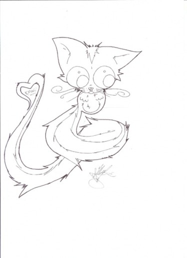 Disegno intitolato "skunk" da Yeko, Opera d'arte originale, Altro