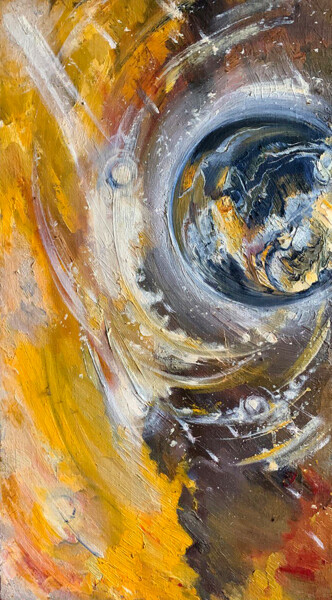 Pintura titulada "Space" por Yelena Rybalkina, Obra de arte original, Oleo Montado en Bastidor de camilla de madera