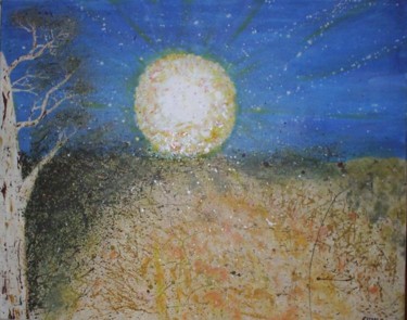 Painting titled "Corroboree Ground" by Rodney Young, Original Artwork