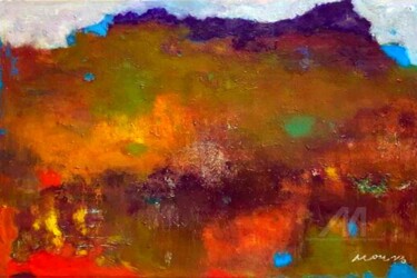 Peinture intitulée "Abstract Oil on Can…" par Yeon-Gyeong Seo (Seo), Œuvre d'art originale, Huile