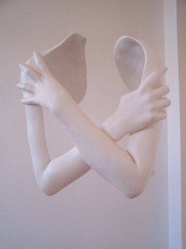Sculpture titled "Mes souvenirs d'hie…" by Yesenia Ballieu, Original Artwork, Plaster