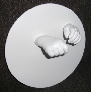 Sculpture intitulée "Souvenir de mon nou…" par Yesenia Ballieu, Œuvre d'art originale, Plâtre