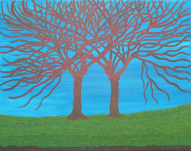 Картина под названием "the perfect spring…" - Yeshaya Dank, Подлинное произведение искусства, Акварель