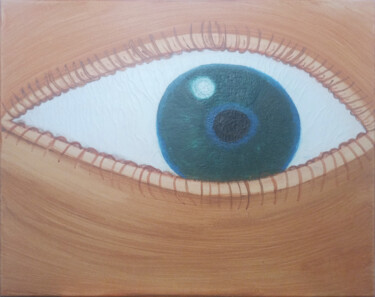 Malerei mit dem Titel "If eyes were made o…" von Yeshaya Dank, Original-Kunstwerk, Aquarell