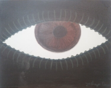 Ζωγραφική με τίτλο "Out of the void" από Yeshaya Dank, Αυθεντικά έργα τέχνης, Ακουαρέλα