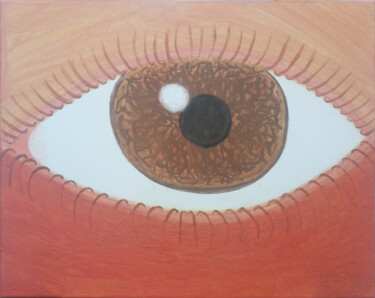 Картина под названием "2 shades of equal b…" - Yeshaya Dank, Подлинное произведение искусства, Акварель
