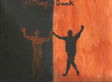 Pittura intitolato "the shine" da Yeshaya Dank, Opera d'arte originale, Acquarello