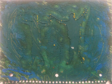 Peinture intitulée "Jaded from love" par Yeshaya Dank, Œuvre d'art originale, Aquarelle