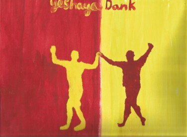 Pintura titulada "they invite" por Yeshaya Dank, Obra de arte original, Acuarela