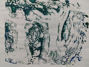Картина под названием "Life in the afterli…" - Yeshaya Dank, Подлинное произведение искусства, Акварель