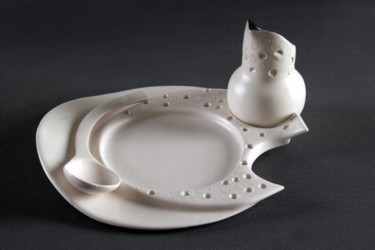 "Dada Dinnerware" başlıklı Heykel Yeşim Bayrak tarafından, Orijinal sanat, Seramik