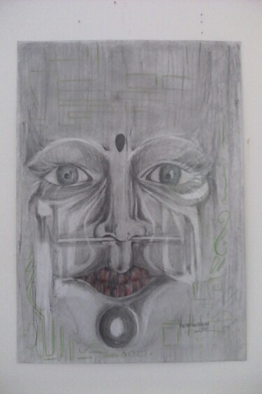Rysunek zatytułowany „img-20150910-134302…” autorstwa Yessica Aileen Sousa, Oryginalna praca, Węgiel drzewny